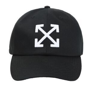 Off White Arrow Logo Baseball Cap / Black/White